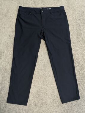 7 Diamonds Infinity Chino Mens Performance Slim Pants Sz 38x32 Blue Stretch